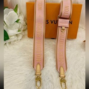 Authentic Louis Vuitton Pink Strap